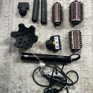 Shark Styler- Black and Rose Gold Hair Styling Tool Set